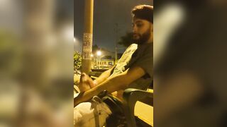 Jerking off in the street and getting caught multiple times