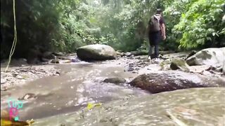 Excursion through the forest and then to masturbate