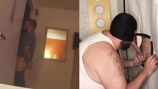 Straight horny mechanic is sucked anonymously by hungry fag