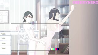 Sarada Uchiha Fucks Hinata Hyuga (Naruto)