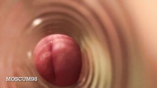 FUCK FLESHLIGHT 1-st TIME INSIDE VIEW (HUGE CUMSHOT)