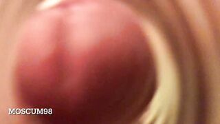 FUCK FLESHLIGHT 1-st TIME INSIDE VIEW (HUGE CUMSHOT)