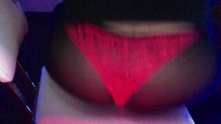 KellyCD666 Brazilian Cross With Red Thong Webcam Big Ass!