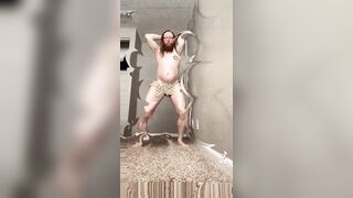 TikTok loincloth dance