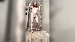 TikTok loincloth dance