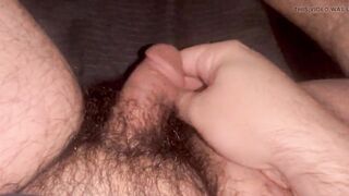 Playing with my small hairy Arab cock and Big sweaty feet Fat Chubby Precum