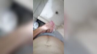 Solo Amateur Shower Masturbation Big White Cock, Mixed Race