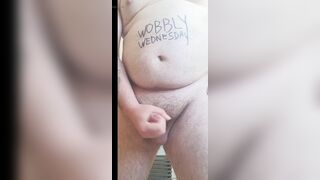 Wobbly Wednesday Washroom Wank