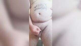 Wobbly Wednesday Washroom Wank