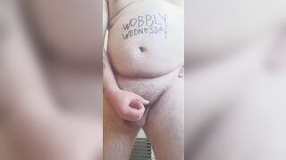 Wobbly Wednesday Washroom Wank