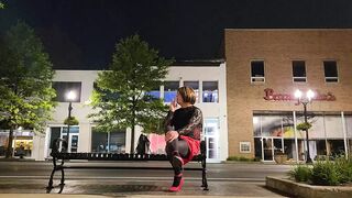 Sissy smoking and public chastity flash