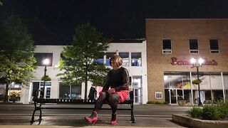 Sissy smoking and public chastity flash