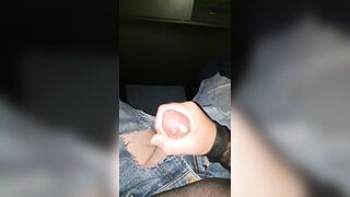 Cum through sewn foreskin