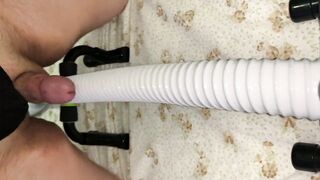 Small Penis Humping And Cumming On A Vacuum Cleaner Hose