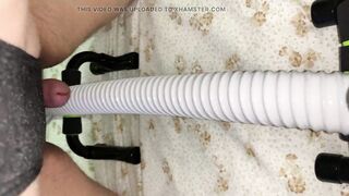 Small Penis Humping And Cumming On A Vacuum Cleaner Hose