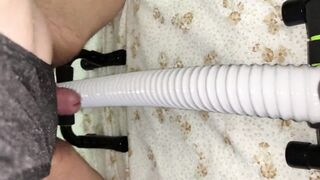 Small Penis Humping And Cumming On A Vacuum Cleaner Hose