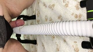 Small Penis Humping And Cumming On A Vacuum Cleaner Hose