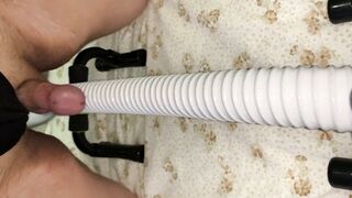 Small Penis Humping And Cumming On A Vacuum Cleaner Hose