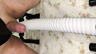 Small Penis Humping And Cumming On A Vacuum Cleaner Hose