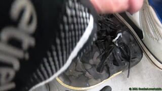 Cumshots on Adidas NMD and underpants (Quick)