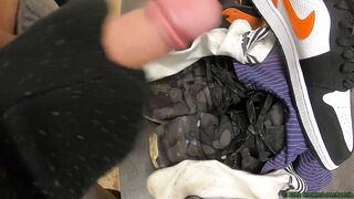 Cumshots on Adidas NMD and underpants (Quick)