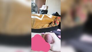 Trans Slut touches herself and cums-《Compilation》