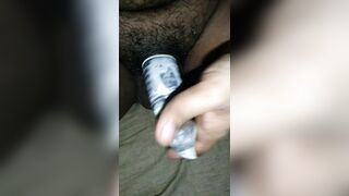 Rough Handjob with a used Condom and Cum