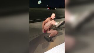 Highway Exhibitionist Caught With Dildo