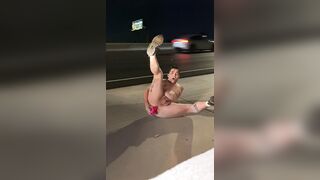 Highway Exhibitionist Caught With Dildo