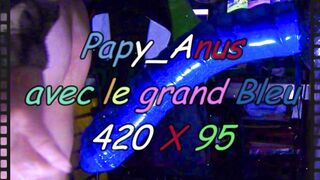 Papy_anus avec le grand Bleu pvc de 450 x 95