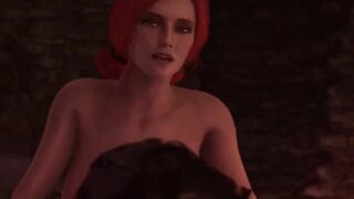 Triss With a Big Cock Fucks the Witches From the Witcher