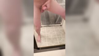 Jerking Off Before Shower Sexy CUM LOAD