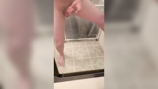 Jerking Off Before Shower Sexy CUM LOAD