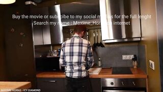 FRENCH TRANS GIRL FUCKED ME IN THE KITCHEN icy diamond & maxime horns